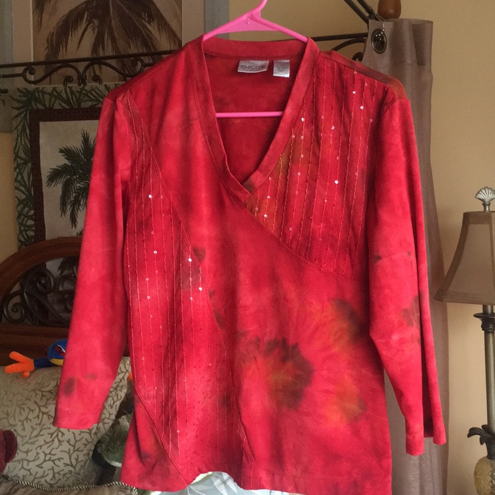 Chico’s Red Top